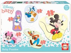 Educa Puzzle pentru cei mici Baby 5 Disney Mickey a jeho priatelia Educa de la 24 de luni (EDU18590)