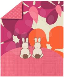 toTs Păturică bebe Sateen Rabbits toT's smarTrike Iepuraş 100% bumbac satinat roz (TO110102) Lenjerii de pat bebelusi‎, patura bebelusi