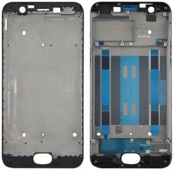 tel-szalk-013600 Oppo A57 / A57S fekete előlap LCD keret, burkolati elem (tel-szalk-013600)