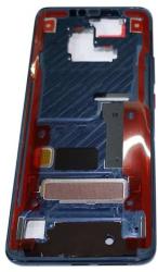 tel-szalk-009519 Huawei Mate 20 Pro kék előlap lcd keret, burkolati elem (tel-szalk-009519)