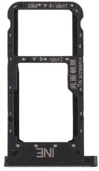 tel-szalk-021366 Huawei Nova 3i / P smart Plus fekete SIM kártya tálca (tel-szalk-021366)