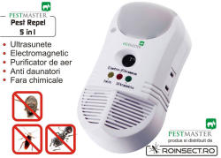 Pestmaster Aparat anti daunatori si purificator de aer Pestmaster 5in1 - 460 mp