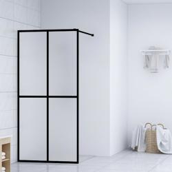 vidaXL Paravan de duș walk-in, 118x190 cm, sticlă securizată mată (145692)