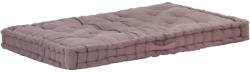 vidaXL Pernă podea canapea din paleți, gri taupe, 120x80x10 cm bumbac (48682)