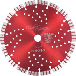 vidaXL Disc diamantat de tăiere cu segmente turbo și găuri oțel 230 mm (143230)