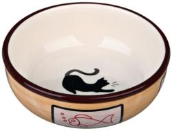 TRIXIE Castron Ceramica Lazy Cat, 0.35 l