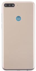 tel-szalk-021594 Huawei Y7 (2018) arany akkufedél hátlap - burkolati elem oldalsó gombokkal (tel-szalk-021594)