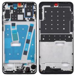  tel-szalk-021533 Huawei Nova 4e fekete középső keret oldalsó gombokkal (tel-szalk-021533)