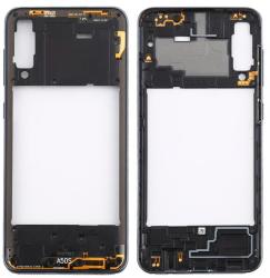  tel-szalk-021611 Samsung Galaxy A50s fekete színű középső keret, oldalsó gombok (tel-szalk-021611)