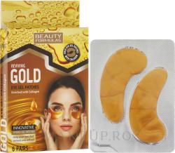 Beauty Formulas Patch-uri de gel - Beauty Formulas Reviving Gold Eye Gel Patches 6 buc Masca de fata