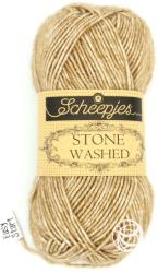Scheepjes Stone Washed 804 Boulder Opal - barna pamut keverék fonal