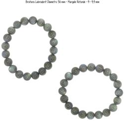  Bratara Labradorit Diametru 56 mm - Margele Rotunde - 9 - 9, 9 mm