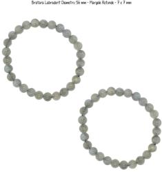  Bratara Labradorit Diametru 56 mm - Margele Rotunde 7-7.9 x 7-7.9 mm