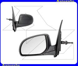 Hyundai i10 1 2010.09-2016.02 /PA/ Visszapillantó tükör bal, manuális, domború tükörlappal, fekete borítással 313-0058