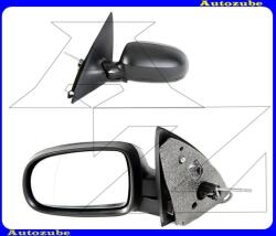 OPEL CORSA C 2003.09-2010.09 /X01/ Visszapillantó tükör bal, manuális, domború-tükörlappal, fekete borítással 6164420
