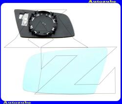 BMW 5 E60, 61 2007.03-2010.10 Visszapillantó tükörlap bal "2009.04. -ig" fűthető-aszférikus-kék (tartólappal) 303-0090-1