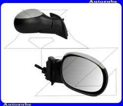 CITROEN C3 1 2005.09-2009.12 /FC/ Visszapillantó tükör jobb, manuális, domború tükörlappal, fényezhető borítással MCT172-R