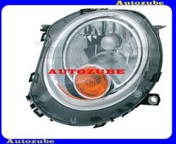 MINI R55-R59 2010.04-2014.02 Fényszóró bal (H4) sárga indexbúrás, motorral TYC 20-1112-05-2