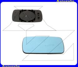 BMW 3 E36 1996.09-2000.07 Visszapillantó tükörlap oldalfüggetlen, fűthető-domború-kék /155mm/ (tartólappal) MBM102-R