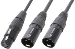 Power Dynamics Cablu XLR mama - 2x XLR tata 0.5m PD-Connex CX140 (176.974)