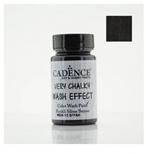 CADENCE Wash-effect festék, fél-transzparens, CADENCE, 90ml, fekete