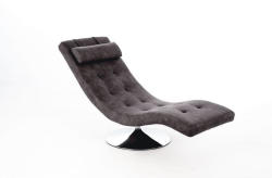  RICREAZIONE design fotel/heverő - szürke (ST-OM/102/GV)