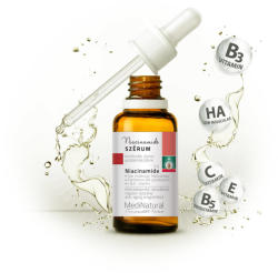 MediNatural Niacinamide Szérum 5% - bőrtökéletesítő, ráncellenes