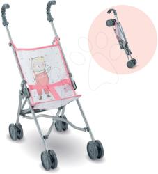 Corolle Cărucior sport de păpușă pliabil Umbrella Stroller Mon Grand Poupon Corolle Canne Pink pentru păpușa de jucărie 36-42 cm de la vârsta de 24 de luni (CO140720)