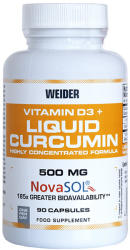 Weider Vitamin D3 and Liquid Curcumin 90 caps - proteinemag