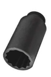 Quatros Hosszított gépi dugókulcs 12 szögű 1/2″ 36mm (QS54363)