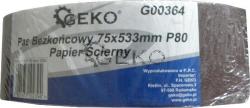 Geko Végtelenített csiszolószalag 75x533mm P80 (G00364)