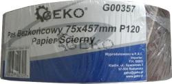 Geko Végtelenített csiszolószalag 75x457mm P120 (G00357)