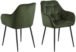 Dkton Stílusos szék Alarik - zöld