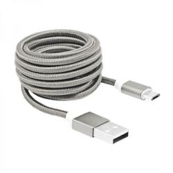 SBOX USB AM-MICRO-15W USB - micro USB 1, 5m, ezüst kábel (SX-533984)