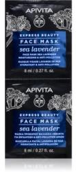  Apivita Express Beauty Sea Lavender arcmaszk hidratáló hatással 2 x 8 ml