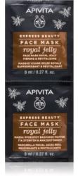 Apivita Express Beauty Anti-aging Face Mask Royal Jelly revitalizáló arcmaszk feszesítő hatással 2x8 ml