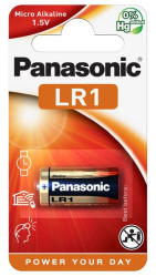 Panasonic LR1 elem (1, 5V) (LR1-1BP-PAN) (LR1-1BP-PAN)