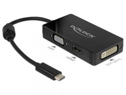 Delock USB-C/VGA/HDMI/DVI-I (63925)