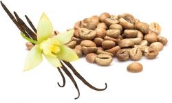 Manu Cafe Cafea verde CORP DE VIS - VANILIE - doar măcinată, 100g