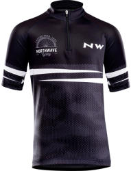 Northwave - tricou ciclism cu maneca scurta pentru copii Origin Junior jersey - negru alb gri (89201296-10) - trisport