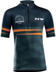 Northwave - tricou ciclism cu maneca scurta pentru copii Origin Junior - bleumarin portocaliu (89201296-27)