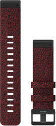 Garmin curea nailon QuickFit 22 negru-rosu (010-12863-06) - trisport
