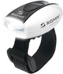SIGMA - lumina universala bicicleta (far + stop) Sigma Micro, LED alb rosu - negru gri (17237)