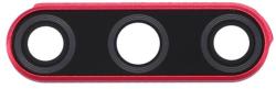  tel-szalk-022590 Huawei Honor 9X hátlapi kamera lencse piros kerettel (tel-szalk-022590)