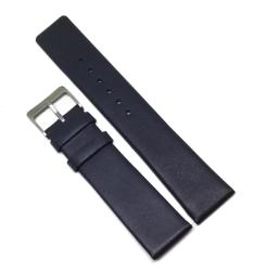 Alfa Curea de Ceas din Piele Neagră - 22 mm - Lungime M - Sistem Deployant - Inspirat Hermès (WZ3860)