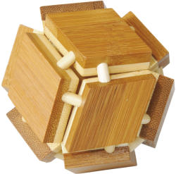Fridolin Joc logic IQ din lemn bambus 3D Magic box Fridolin