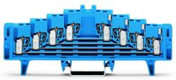 Wago 4-level terminal block for matrix patching; for 35 x 15 mounting rail; 1, 50 mm2; blue (727-234/023-000)
