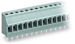 Wago PCB terminal block; 2.5 mm2; Pin spacing 5 mm; 4-pole; CAGE CLAMP®; 2, 50 mm2; light gray (740-104/000-021)