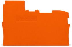 Wago End and intermediate plate; 0.8 mm thick; orange (2002-7192)