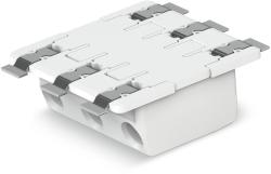 Wago Through-Board SMD PCB Terminal Block; 0.75 mm2; Pin spacing 6.5 mm; 3-pole; Push-in CAGE CLAMP®; in tape-and-reel packaging; 0, 75 mm2; white (2070-523/998-406)